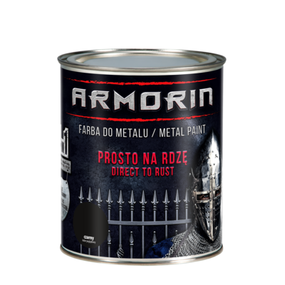Farba antykorozyjna ARMORIN czarna 2,5 l