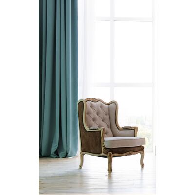 Zasłona Pierre turkus 140 x 270 cm przelotki