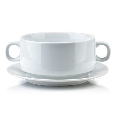 Bulionówka BASIC 550 ml ze spodkiem