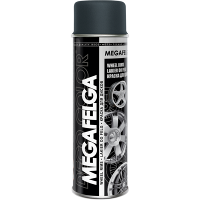 Megafelga Lakier akrylowy antracyt satyna