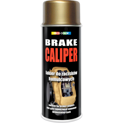 Brake Lakier do zacisków hamulcowych i bębnów Caliper złoty