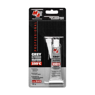 Uszczelniacz silikonowy szary 399°C-32 g MA PROFESSIONAL