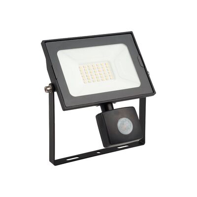 Oprawa naświetlacz LED RINO 30W z czujką ruchu PIR 4000K 2400lm czarny INQ