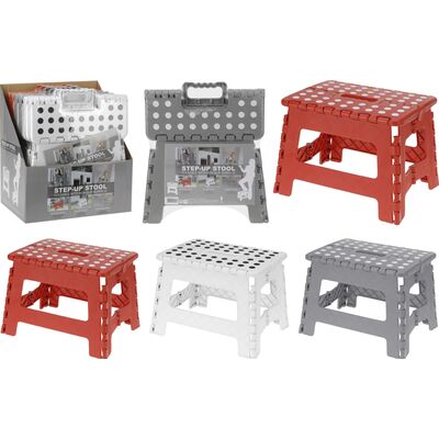 Stołek składany ABS 29 x 22 x 22 cm mix kolorów