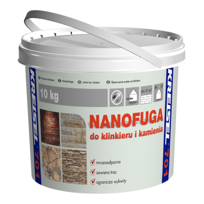 Fuga 701 do klinkieru jasno szara 10 kg