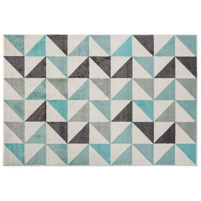 Dywan Sanford 60 x 100 cm trójkaty szaro-zielone 53/QH5 H