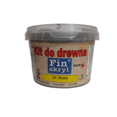 Kit do drewna 1 kg Szary FINAKRYL