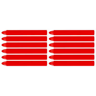 Kreda techniczna do znakowania czerwona 12 sztuk