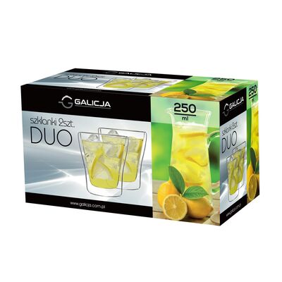 Szklanka duo 250 ml 2 sztuki