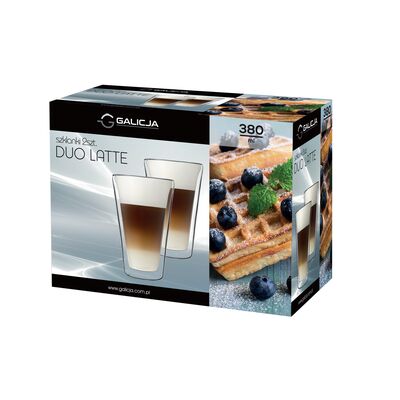 Szklanka duo latte 380 ml 2 sztuki