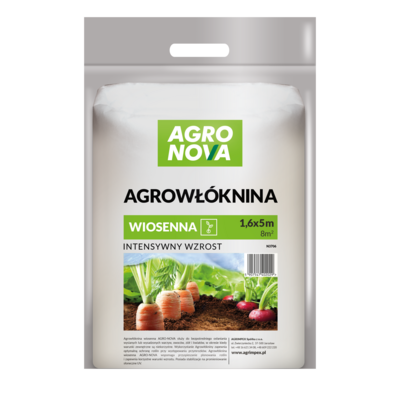 agro-nova agrowłóknina wiosenna 1,6 x 5 m