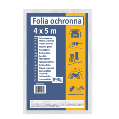 Folia ochronna LDPE 4 x 5 m regranulat