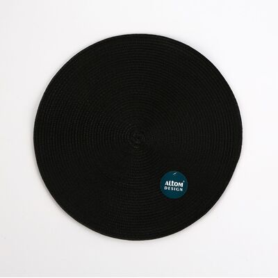 Mata słomkowa 38 cm czarna