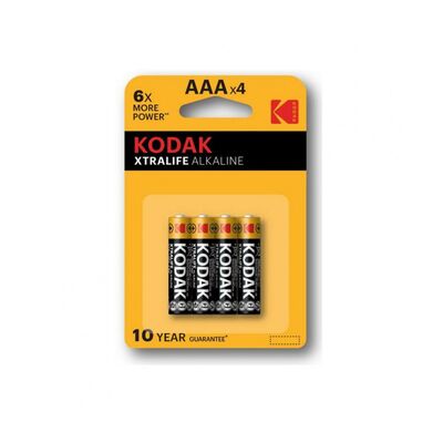 Bateria AAA/LR03 1,5 V KODAK XTRALIFE ALKALINE 4 szt.