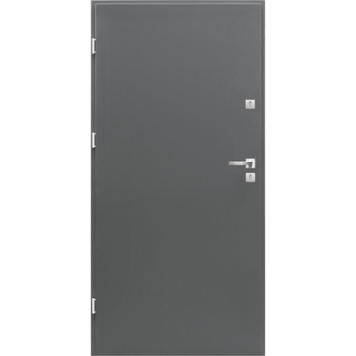 Drzwi zewnętrzne stalowe Magnum 90 prawe antracyt