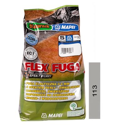 MAPEI Flex fuga N.113 ALU Glazurnik 5 kg szary