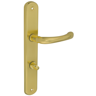 Klamka AMB MAJA 72 WC mosiądz