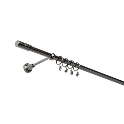 Karnisz pojedynczy 19 mm onyx 240 cm Cylinder żabka