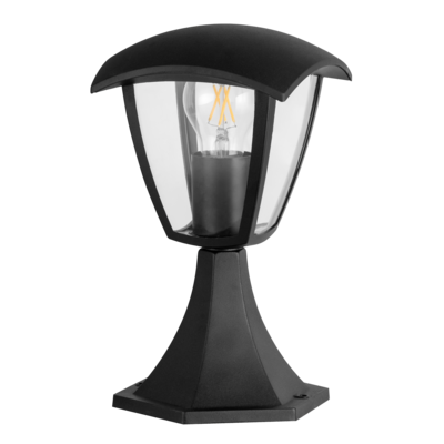 Lampa zewnętrzna IGMA stojąca niska E27 IP44 czarna