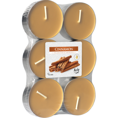 Podgrzewacz zapachowy maxi cynamon 6 sztuk Bispol