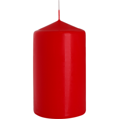 Świeca walec 70/120 a1 czerwona Bispol