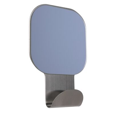 Wieszak pojedynczy TROMSO 6,5 x 9,5 x 2,5 cm srebrny