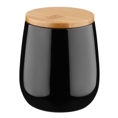 Pojemnik na płatki kosmetyczne BEVERLY czarny