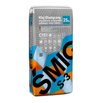 Klej elastyczny C1S1 ŚMIG S-3 25 kg