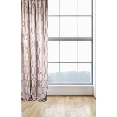 Zasłona Royal Chic Gold 140 x 270 cm szaro-złoty