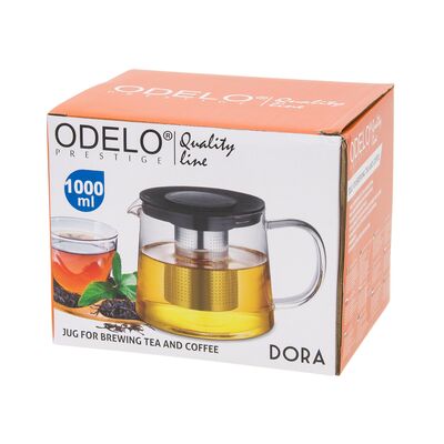 Dzbanek z zaparzaczem DORA 1000 ml