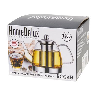 Dzbanek z zaparzaczem ROSAN 1200 ml indukcja