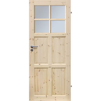 Skrzydło wewnętrzne CZAPLA FOG 4S 60L sosna pokojowe RADEX