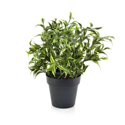 Kwiat sztuczny liście bambusa w doniczce 28 cm