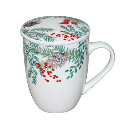 Kubek Baryłka z zaparzaczem WONDERLAND 300 ml