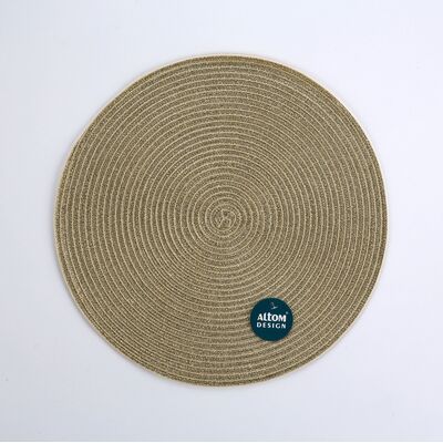 Mata słomkowa 38 cm złota