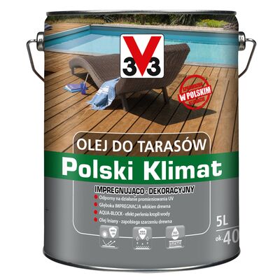 Olej do tarasów 5 l dąb