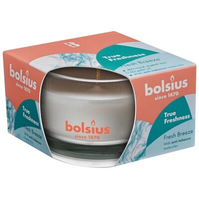 Świeca zapachowa w szkle 50/80 Fresh Breeze Bolsius