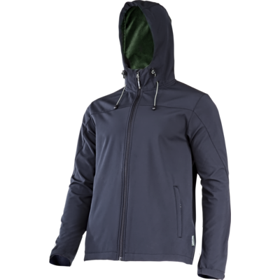 LAHTI PRO Kurtka softshell z kapturem czarna 