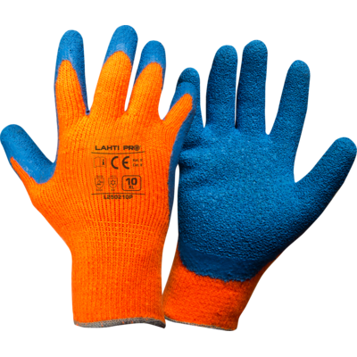 Rękawice ocieplane pomarańczowe L250211P 