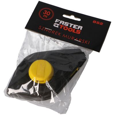 FASTER TOOLS Sznurek murarski żółto-czarny 30 m