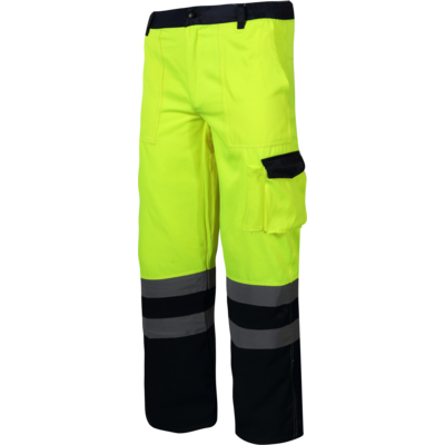 LAHTI PRO Spodnie ostrzegawcze żółte 