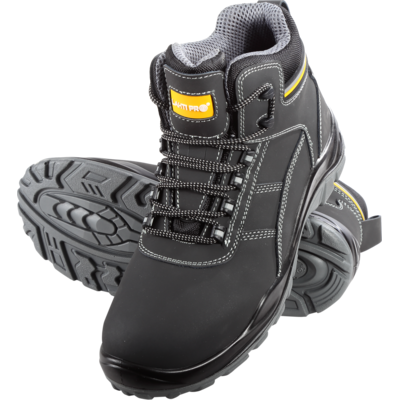 Trzewiki nubukowe czarne S3 SRC 43 CE LAHTI PRO