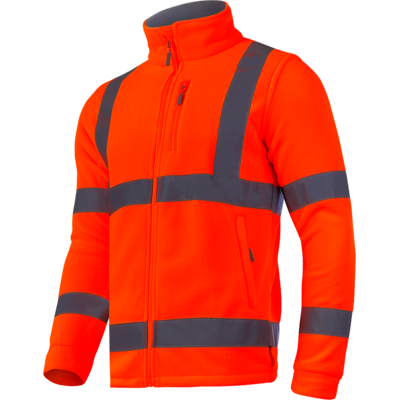 LAHTI PRO Bluza polarowa ostrzegawcza pomarańczowa 