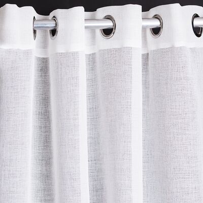 Firana Stella off white 140 x 270 cm przelotki