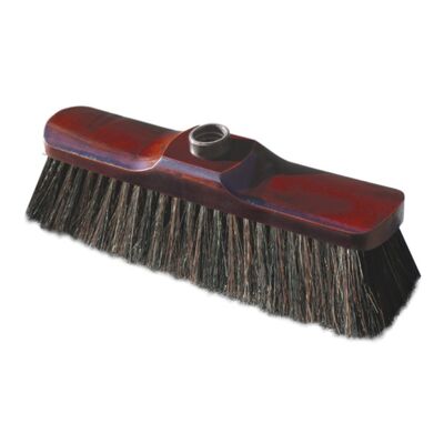 Miotła z naturalnym włosiem 28 cm LUX