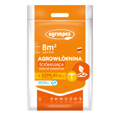 Agrowłóknina Hobby ściółkująca Agro-Marina 50g +10 Szpilek 1,6 x 5 m