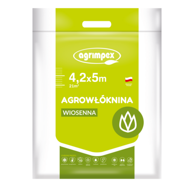 Agrimpex Agrowłóknina hobby wiosenna biała 17g 4,2 x 5 m