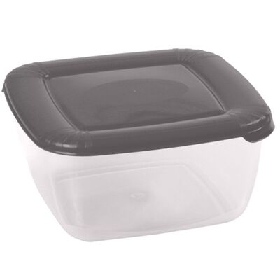 Pojemnik do żywności kwadratowy ALBERT 0,4 l szary DOMOTTI
