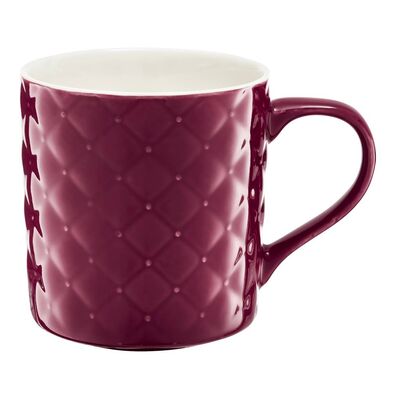 Kubek pikowany Glamour 420 ml ciemny róż AMBITION