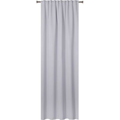 Zasłona z taśmą tunel ECLIPSE 140 x 260 cm szara